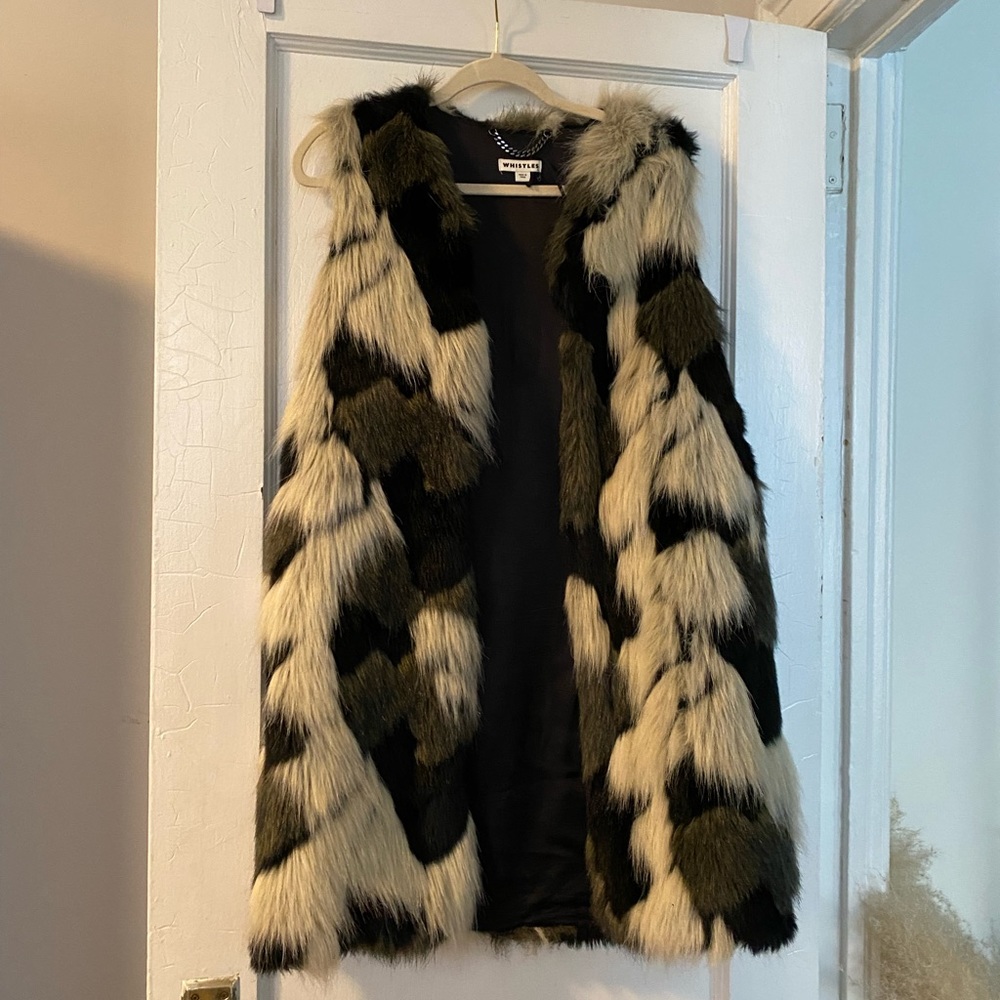 ASOS faux fur vest